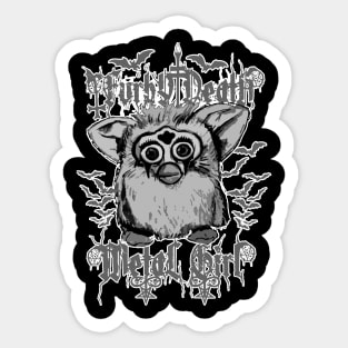 Furby metal Sticker